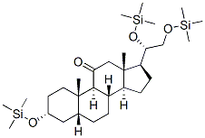 Pregnan-11-one, 3,20,21-tris[(trimethylsilyl)oxy]-, (3alpha,5beta,20S)- picture