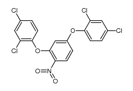 2,4-bis(2,4-dichlorophenoxy)-nitrobenzene Structure