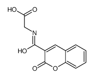 2-[(2-oxochromene-3-carbonyl)amino]acetic acid Structure