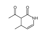 2(1H)-Pyridinone, 3-acetyl-3,4-dihydro-4-methyl- (9CI)结构式