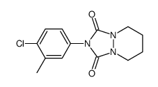 2-(4-chloro-3-methylphenyl)-5,6,7,8-tetrahydro-[1,2,4]triazolo[1,2-a]pyridazine-1,3-dione Structure