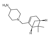 1-(((1R,5S)-6,6-dimethylbicyclo[3.1.1]hept-2-en-2-yl)methyl)piperidin-4-amine Structure