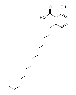 2-hydroxy-6-tetradecylbenzoic acid Structure