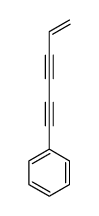 hex-5-en-1,3-diynylbenzene结构式