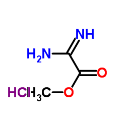2-氨基-2-亚氨基乙酸甲酯盐酸盐结构式
