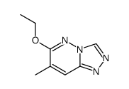 6-ethoxy-7-methyl-[1,2,4]triazolo[4,3-b]pyridazine结构式