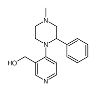 [4-(4-methyl-2-phenylpiperazin-1-yl)pyridin-3-yl]methanol Structure