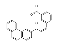 2-(3-nitrophenyl)imino-1-phenanthren-3-ylethanone结构式