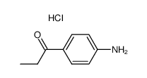 PARA-AMINOPROPIOPHENONEHYDROCHLORIDE结构式