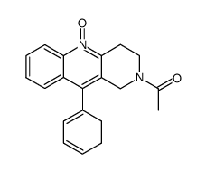 2-acetyl-10-phenyl-1,2,3,4-tetrahydro-benzo[b][1,6]naphthyridine 5-oxide结构式