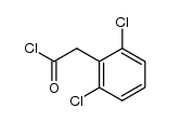 2,6-Dichlorophenylacetic acid chloride structure