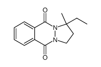 1-ethyl-1-methyl-2,3-dihydro-1H-pyrazolo[1,2-b]phthalazine-5,10-dione结构式