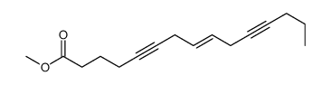 methyl pentadec-8-en-5,11-diynoate Structure