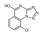 9-chloro-1H-tetrazolo[1,5-a]quinazolin-5-one结构式