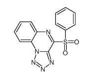4-(benzenesulfonyl)tetrazolo[1,5-a]quinoxaline结构式