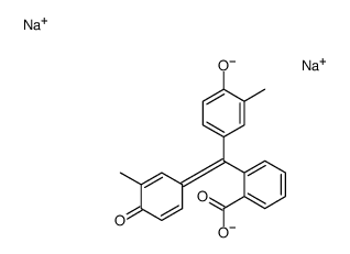 disodium,2-[(E)-(3-methyl-4-oxidophenyl)-(3-methyl-4-oxocyclohexa-2,5-dien-1-ylidene)methyl]benzoate Structure