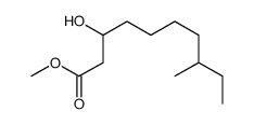 methyl 3-hydroxy-8-methyldecanoate结构式