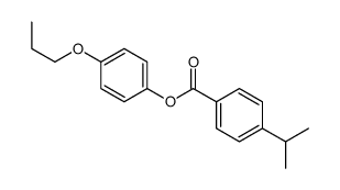 (4-propoxyphenyl) 4-propan-2-ylbenzoate Structure