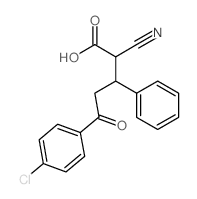 5-(4-chlorophenyl)-2-cyano-5-oxo-3-phenyl-pentanoic acid picture