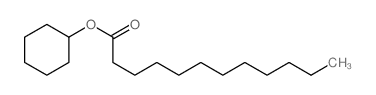 Dodecanoic acid,cyclohexyl ester结构式