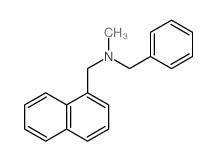 1-Naphthalenemethanamine,N-methyl-N-(phenylmethyl)-结构式