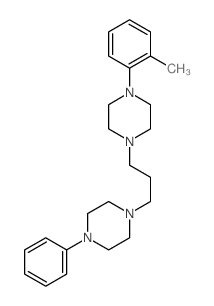 1-(2-methylphenyl)-4-[3-(4-phenylpiperazin-1-yl)propyl]piperazine Structure
