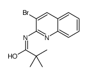 N-(3-bromoquinolin-2-yl)-2,2-dimethylpropanamide Structure