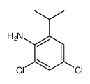 2,4-dichloro-6-propan-2-ylaniline结构式