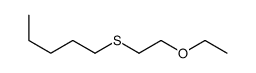 1-(2-ethoxyethylsulfanyl)pentane结构式