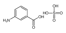 3-aminobenzoic acid,sulfuric acid结构式