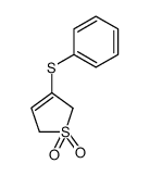 3-(phenylthio)-3-sulfolene Structure