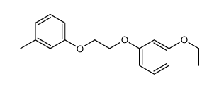 1-ethoxy-3-[2-(3-methylphenoxy)ethoxy]benzene Structure