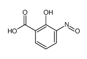 2-hydroxy-3-nitrosobenzoic acid Structure