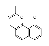 N-[(8-hydroxyquinolin-2-yl)methyl]acetamide Structure