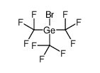 Tris(trifluoromethyl)bromogermane结构式
