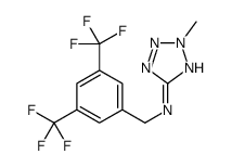 5-[N-(3,5-二三氟甲基苄基)氨基]-2-甲基四氮唑结构式