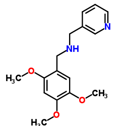 1-PYRIDIN-3-YL-N-(2,4,5-TRIMETHOXYBENZYL)METHANAMINE structure