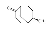 endo-6-Hydroxy-bicyclo[3,3,1]nonan-2-on Structure