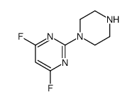 Pyrimidine, 4,6-difluoro-2-(1-piperazinyl)- (9CI) picture