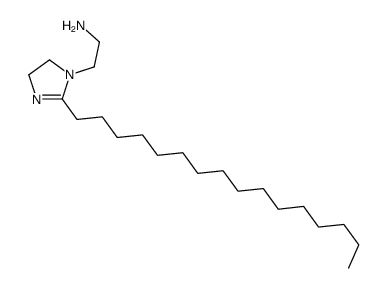 2-(2-hexadecyl-4,5-dihydroimidazol-1-yl)ethanamine结构式