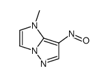 1H-Imidazo[1,2-b]pyrazole,1-methyl-7-nitroso-(9CI) Structure