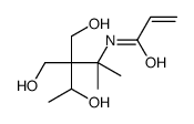 N-[3-Hydroxy-2,2-bis(hydroxymethyl)-1,1-dimethylbutyl]propenamide结构式