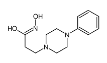 N-hydroxy-3-(4-phenylpiperazin-1-yl)propanamide Structure