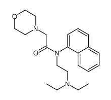 N-[2-(diethylamino)ethyl]-2-morpholin-4-yl-N-naphthalen-1-ylacetamide结构式