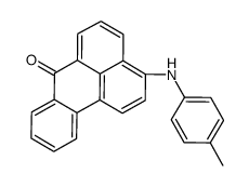 3-(p-Toluidino)-7H-benz[de]anthracen-7-one structure