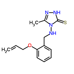 4-(2-Allyloxy-benzylamino)-5-methyl-4H-[1,2,4]triazole-3-thiol结构式