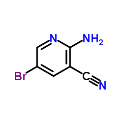 2-氨基-5-溴-烟酰腈结构式