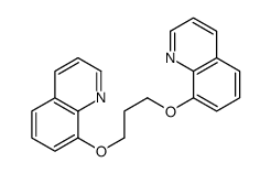 8-(3-quinolin-8-yloxypropoxy)quinoline结构式