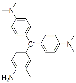 (3-Methyl-4-aminophenyl)bis[4-(dimethylamino)phenyl]methylium Structure