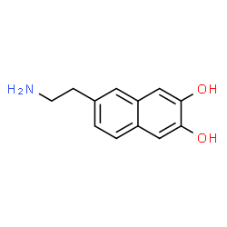 2,3-Naphthalenediol, 6-(2-aminoethyl)- (9CI) Structure
